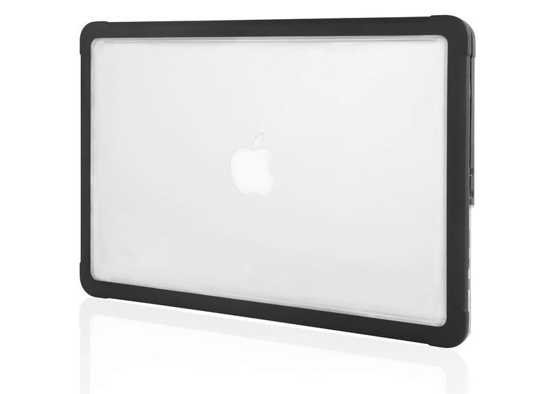 STM Dux Ultra Protective Case for MacBook Air 13" (M1 & Retina 2020/2018 - A1932/A2179/A2337) - Translucent, Rugged, Mil-Spec Drop Tested - Black. - Image 3